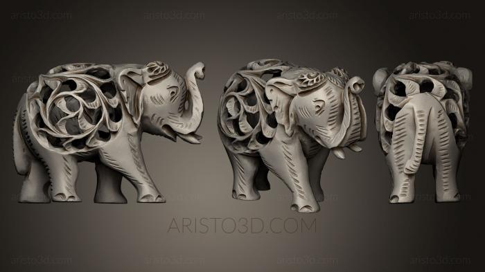 Animal figurines (STKJ_0539) 3D model for CNC machine